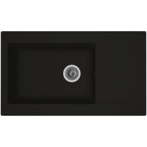 Evier 1 bac 86x50cm Einna noir - DIADEM