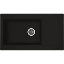 Evier 1 bac 86x50cm Einna noir - DIADEM