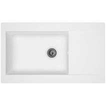 Evier 1 bac 86x50cm Einna blanc - DIADEM