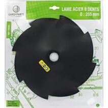 Lames débroussailleuses 8 dents acier - GARDY PARTS