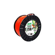Bobine fil nylon carré Premium L.132m Ø3mm - OZAKI