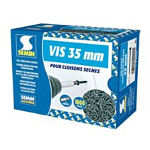 Boîte de 1000 vis placo 35x3,5mm SEMIN