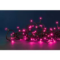 Guirlande flicker 128 led rose 8m - BLACHERE