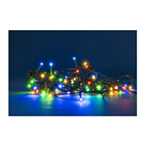 Guirlande flicker 64 led multicolore 5m - BLACHERE