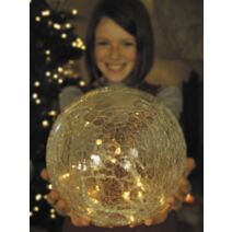 3 Boules verre led blanc - BLACHERE