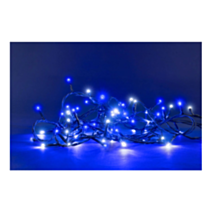 Guirlande flicker 128 led blanc et bleu 8m - BLACHERE