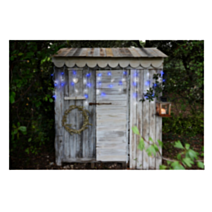 Stalactite 180 led blanc et bleu 8m - BLACHERE