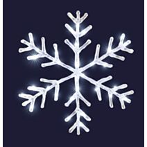 Décoration de Noël Flocon de Neige Cimier Micro LED - BLACHERE