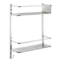 Etagère de douche PALATINO Double  Inox brillant - ALLIBERT