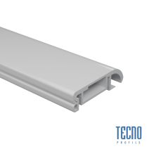 Plinthe cimaise PVC blanc 52.2*14 2.60ml