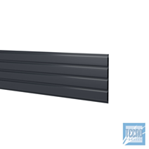 Lambris de sous face PVC anthracite - longueur 3ml largeur 250mm epaisseur 10mm