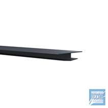 Profil de jonction pour lambris de sous face PVC anthracite - longueur 3ml