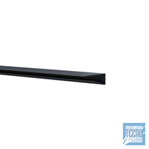 Profil U de depart pour lambris de sous face PVC anthracite - longueur 3ml