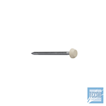 Boite de 250 pointe a tete PVC pour planche de rive couleur sable - longueur 40mm