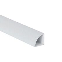 Quart de rond PVC blanc 18x18mm 260cm blanc - SUP BOIS