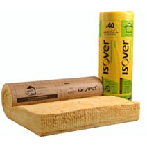 Rouleau de laine de verre IBR Kraft Ep.100mm 1,2x8m R=2,5 - ISOVER