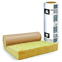 Rouleau de laine de verre kraft Ep.100mm 10x1,2m R=2,5 - SUPRALAINE