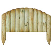 Bordure de jardin Bocage arquée bois H26-40xL.55cm - FOREST STYLE