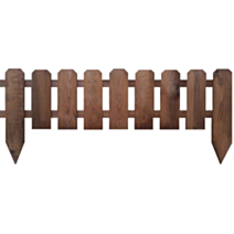 Bordure de Jardin en Bois Panorama à Planter 110x28/45cm - CERLAND