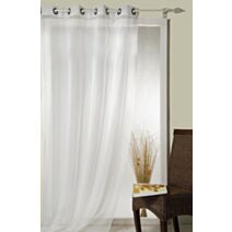 Voilage Lola blanc 140x260cm - ROCLE