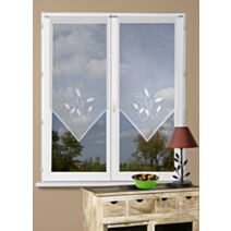 Vitrage à la paire Toscana 60x120cm blanc 011 - ROCLE