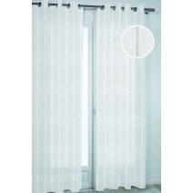 Voilage Dune 140x260cm blanc 011 - ROCLE