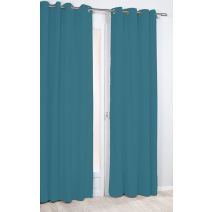 Rideau Nocturne occultant 135x260cm bleu 140 - ROCLE