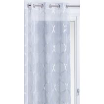 Voilage Sismo 140x260cm blanc 011 - ROCLE