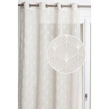 Voilage Baker 140x260cm ivoire 021 - ROCLE