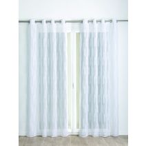 Voilage Raggio 140x260cm blanc 011 - ROCLE