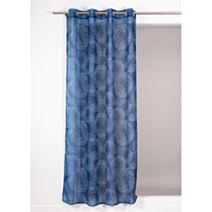 Voilage Indigo 140 bleu 140x240cm - ROCLE