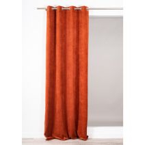 Rideau Fernand Rouille velours 140x260cm - ROCLE