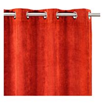 Rideau Fernand Rouille velours 140x260cm - ROCLE