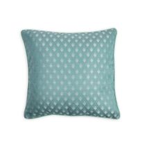 Coussin 40x40cm Déhoussable Jorel bleu