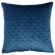 Coussin 40x40cm Déhoussable Tessa bleu marine