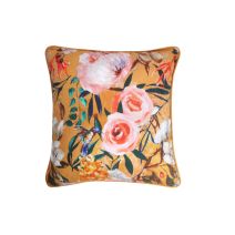 Coussin 45x45cm Déhoussable Gilda jaune