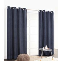 Rideau thermique 8 oeillets Valdo 135x240cm Bleu
