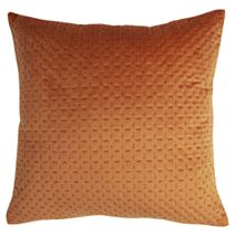 Coussin 40x40cm Déhoussable Carlie rouille