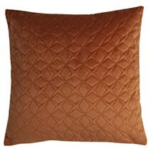 Coussin 40x40cm Déhoussable Tessa rouille