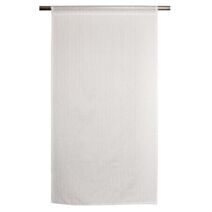 2 Vitrages 45x90cm Joanie Blanc Silver