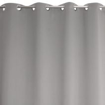 Rideau Stop Lumière Gris 140x240cm 