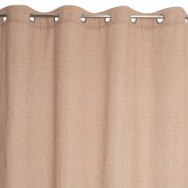 Rideau à œillets Nativ Rose 140x240cm