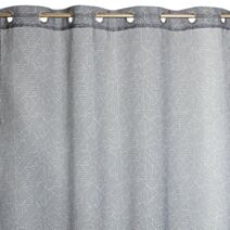 Voilage Evyna Noir 140x240cm