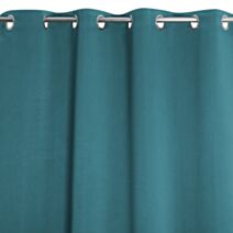Rideau occultant 135x240cm Must bleu canard - JBY CREATION