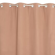 Rideau thermique à oeillets Must 138x240cm rose - JBY CREATION
