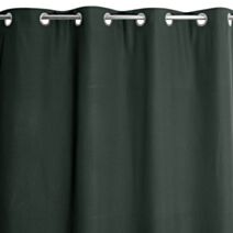 Rideau thermique à oeillets Must 138x240cm vert - JBY CREATION