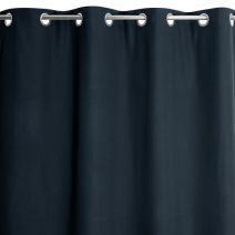 Rideau thermique à oeillets Must 138x240cm bleu foncé - JBY CREATION