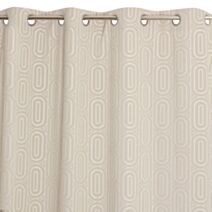 Rideau 135x240cm Ezra beige - JBY CREATION