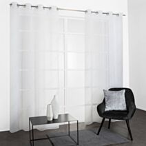 Voilage Elaia Blanc Argent 140x240cm