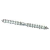 15 vis 2 filets bois bois acier zingué 4x50 - INVENTIV